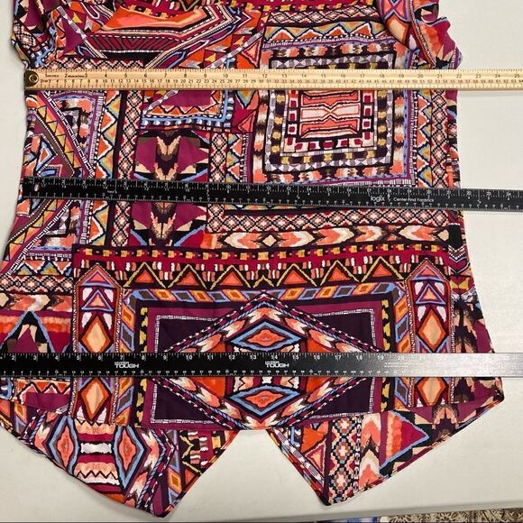 TRAVEL ELEMENTS Women’s Multicolored Kaftan/Cardigan/Vest Size Medium - Picture 4 of 8